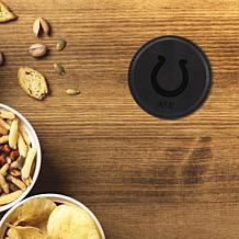 Officially Licensed NFL Colts Black Personalized Coaster 4pk