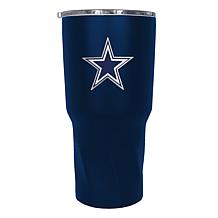 Officially Licensed NFL 24oz. Wide Mouth Leather Water Bottle, Cowboys