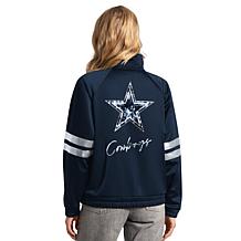 Officially Licensed NFL Dallas Cowboys Full-Zip Women's Track Jacket