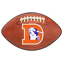 Officially Licensed NFL Denver Broncos 1993 Vintage Logo Football Rug