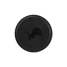 Officially Licensed NFL Detroit Lions Black Personalized Coaster 4pk