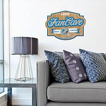 Officially Licensed NFL Detroit Lions Fan Cave Sign