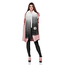 Officially Licensed NFL Dip Dye Scarf - Pittsburgh Steelers