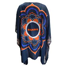 Officially Licensed NFL "Flower" Caftan - Chicago Bears