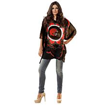 Officially Licensed NFL "Flower" Caftan - Cleveland Browns