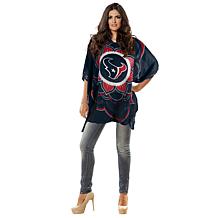 Officially Licensed NFL "Flower" Caftan - Houston Texans