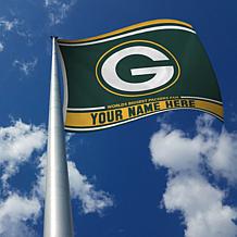 Officially Licensed NFL Green Bay Packers Personalized Banner Flag