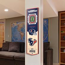 Officially Licensed NFL Houston Texans 3D Stadium Banner
