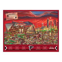 Officially-Licensed NFL Joe Journeyman Puzzle - Atlanta Falcons