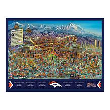 Officially-Licensed NFL Joe Journeyman Puzzle - Denver Broncos