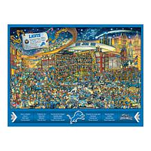 Officially-Licensed NFL Joe Journeyman Puzzle - Detroit Lions