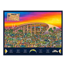 Officially-Licensed NFL Joe Journeyman Puzzle - Los Angeles Chargers