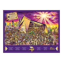 Officially-Licensed NFL Joe Journeyman Puzzle - Minnesota Vikings