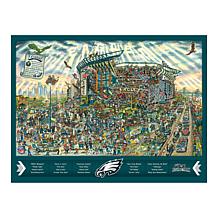 Officially-Licensed NFL Joe Journeyman Puzzle - Philadelphia Eagles