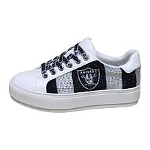 Officially Licensed NFL Lace-Up Sparkle Sneaker by Cuce Shoes