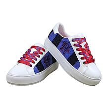 Officially Licensed NFL Lace-Up Sparkle Sneaker by Cuce Shoes