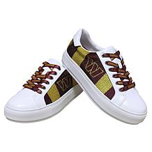 Officially Licensed NFL Lace-Up Sparkle Sneaker by Cuce Shoes