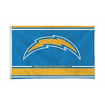 Officially Licensed NFL Los Angeles Chargers Personalized Banner Flag