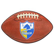 Officially Licensed NFL Los Angeles Chargers Vintage Logo Football Rug