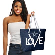 Officially Licensed NFL Love Tote - Dallas Cowboys