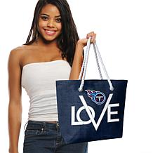 Officially Licensed NFL Love Tote - Tennessee Titans