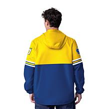 Officially Licensed NFL Men's Batter Up Hooded Pullover Jacket by Glll