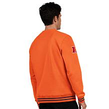 Officially Licensed NFL Men's Crew-Neck Fleece Pullover by Glll