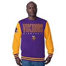 Officially Licensed NFL Men's Crewneck Graphic Pullover by Glll