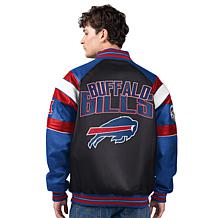 Officially Licensed NFL Men's Faux Leather Varsity Jacket by Glll