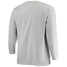 Officially Licensed NFL Men's Gray Big & Tall Long Sleeve - Seahawks