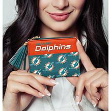 Officially Licensed NFL Miami Dolphins Mini Organizer Wallet