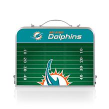 Officially Licensed NFL Miami Dolphins Mini Portable Table