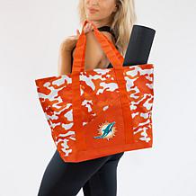 Officially Licensed NFL Miami Dolphins Super-Duty Camo Tote