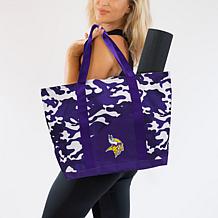 Officially Licensed NFL Minnesota Vikings Super-Duty Camo Tote