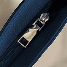 Officially Licensed NFL New England Patriots Pebble Split Hobo Bag