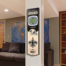 Officially Licensed NFL New Orleans Saints 3D Stadium Banner