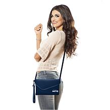 Officially Licensed NFL Pebble Fold Over Crossbody Purse - Seahawks 