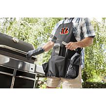 Officially Licensed NFL Picnic Time Apron Tote Pro Grill Set Bengals