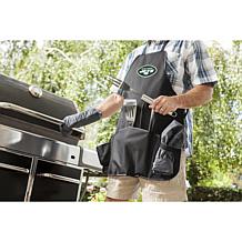 Officially Licensed NFL Picnic Time Apron Tote Pro Grill Set Jets
