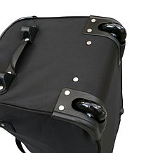 Officially Licensed NFL Pittsburgh Steelers 22" Wheeled Duffel Bag