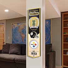Officially Licensed NFL Pittsburgh Steelers 3D Stadium Banner