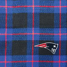 Officially Licensed NFL Plaid Blanket Scarf - New England Patriots 