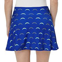 Officially Licensed NFL Printed Record Knit Skort by Concepts Sport