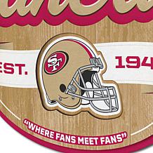 Officially Licensed NFL San Francisco 49ers Fan Cave Sign