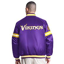 Officially Licensed NFL Starter Men's Satin Varsity Jacket