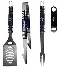 Sportula Dallas Cowboys Classic Series 3-Piece BBQ Set 3-Pack Stainless  Steel Tool Set