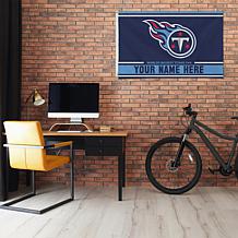 Officially Licensed NFL Tennessee Titans Personalized Banner Flag