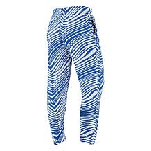 Officially Licensed NFL Unisex Pull-On Zebra-Print Knit Pant by Zubaz