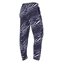 Officially Licensed NFL Unisex Pull-On Zebra-Print Knit Pant by Zubaz