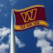 Officially Licensed NFL Washington Commanders Personalized Banner Flag